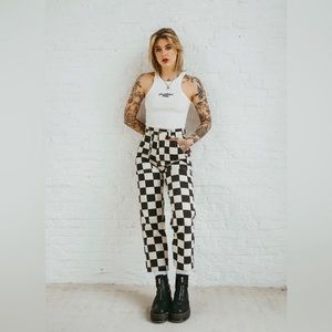 304 Service Fatigue Pants - Checkerboard - UK12 / Checkerboard / Regular